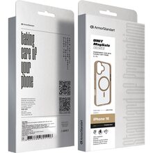 Чехол ARMORSTANDART Unit MagSafe для Apple iPhone 16 Titanium Gold (ARM78706)