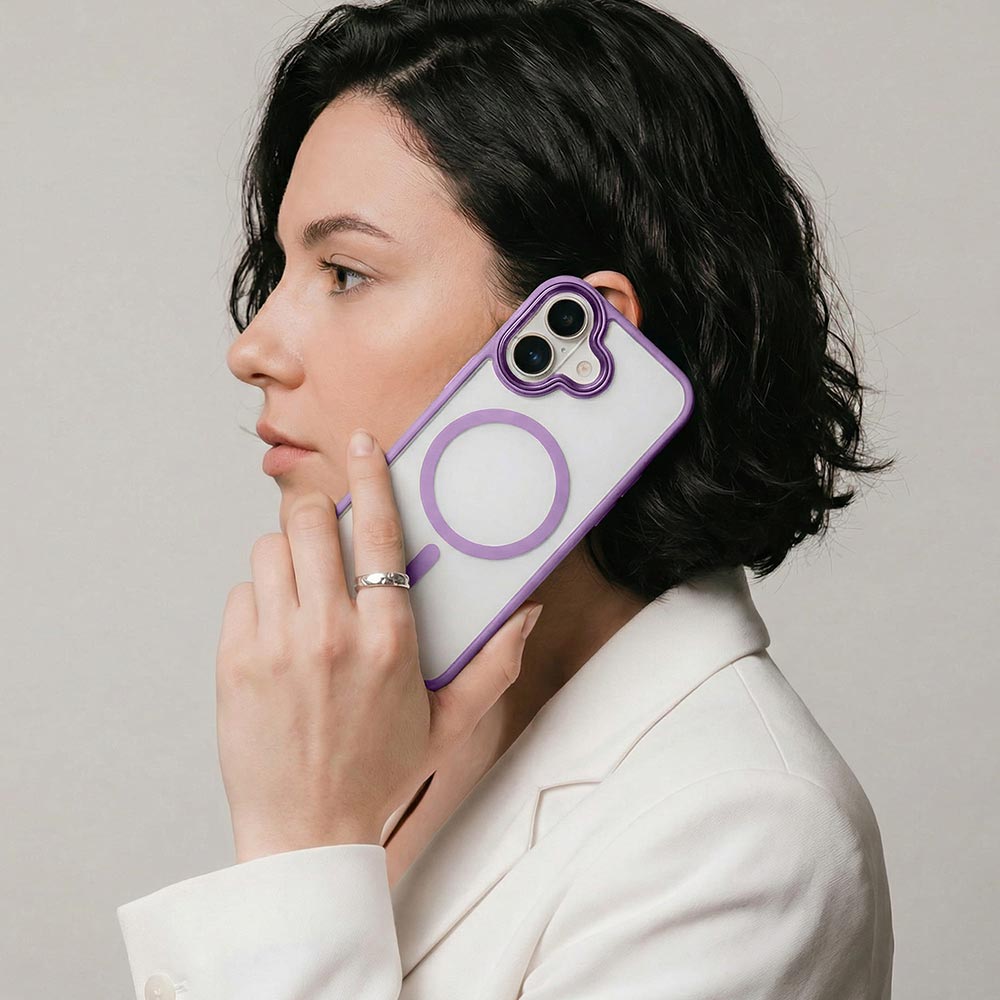 Чехол ARMORSTANDART Unit MagSafe для Apple iPhone 16 Violet (ARM78725) Материал полиуретан