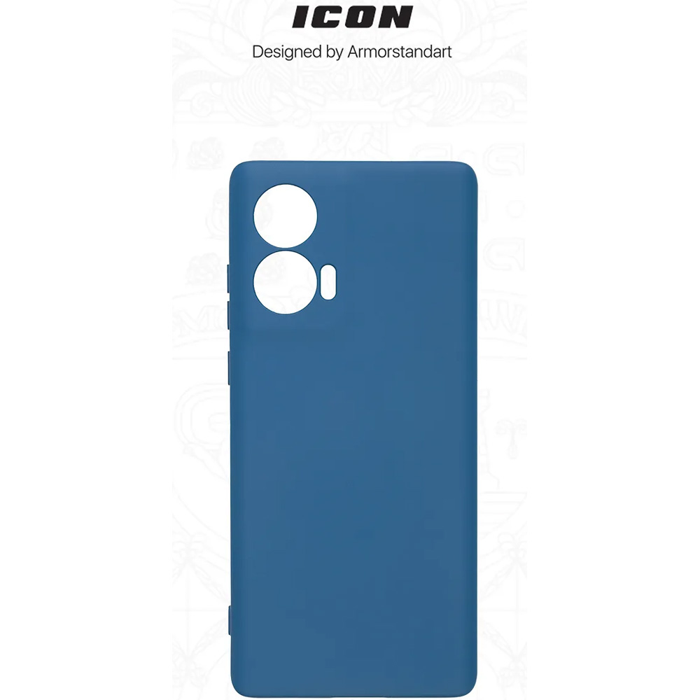 Чехол ARMORSTANDART ICON для Motorola Edge 50 Fusion Camera cover Blue (ARM77302) Цвет голубой