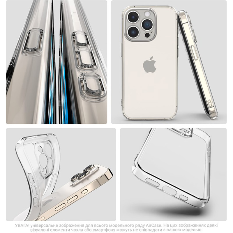 Чохол ArmorStandart Air для Apple iPhone 16 Camera cover Clear (ARM78485) Колір прозорий