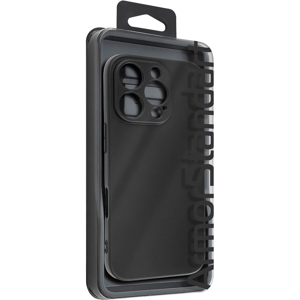 Чохол ArmorStandart Matte Slim Fit для Apple iPhone 16 Pro Camera cover Black (ARM78497) Матеріал поліуретан