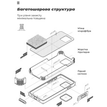 Чехол ARMORSTANDART ICON для OPPO Reno12 Black (ARM77980)