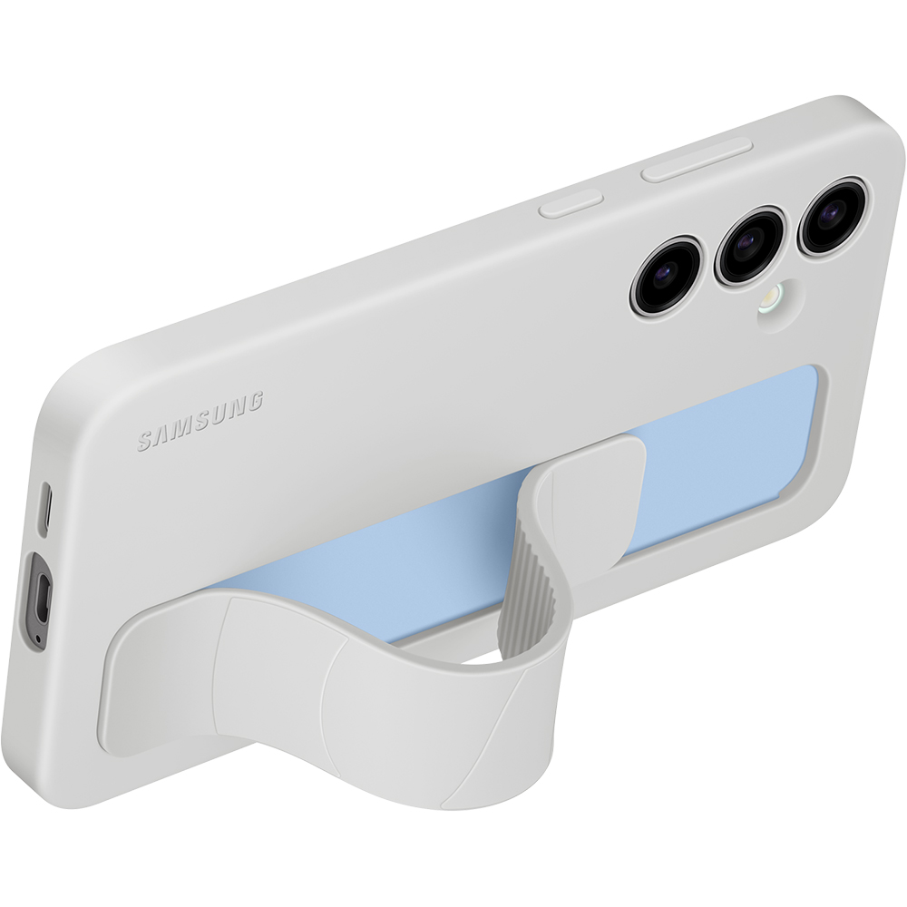 Чехол SAMSUNG Standing Grip Case для Samsung Galaxy S24 FE Gray (EF-GS721CJEGWW) Цвет серый