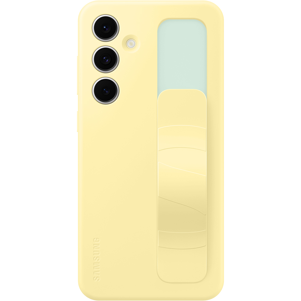 Чохол SAMSUNG Standing Grip Case Samsung Galaxy S24 FE Yellow (EF-GS721CYEGWW) Тип чохол-накладка