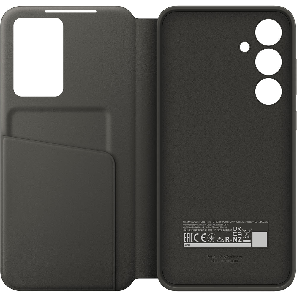 Чохол Samsung Smart View Wallet Case Samsung Galaxy S24 FE Black (EF-ZS721CBEGWW) Колір чорний