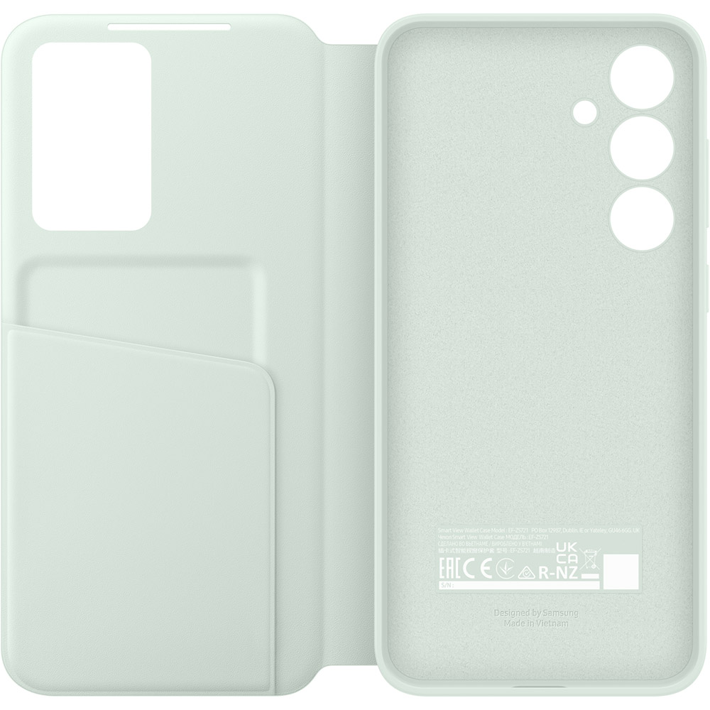 Чохол Samsung Smart View Wallet Case для Samsung Galaxy S24 FE Mint (EF-ZS721CMEGWW) Колір зелений