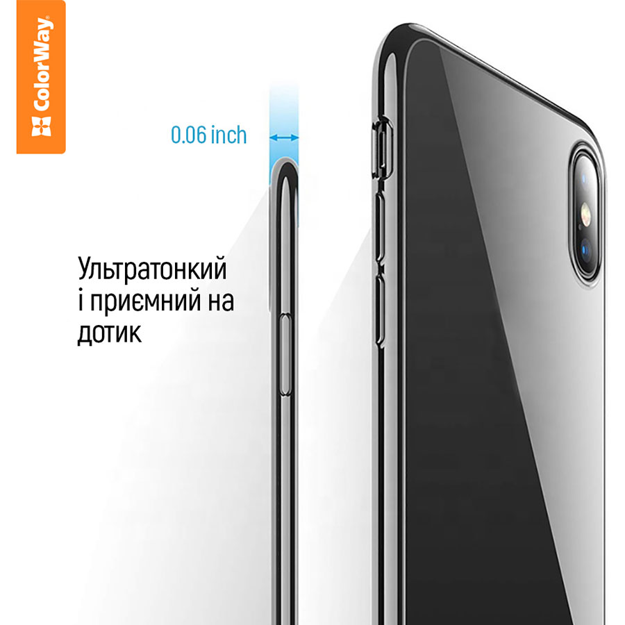 Чохол COLORWAY TPU Matt для Samsung Galaxy A06 Black (CW-CTMSGA065-BK) Колір чорний