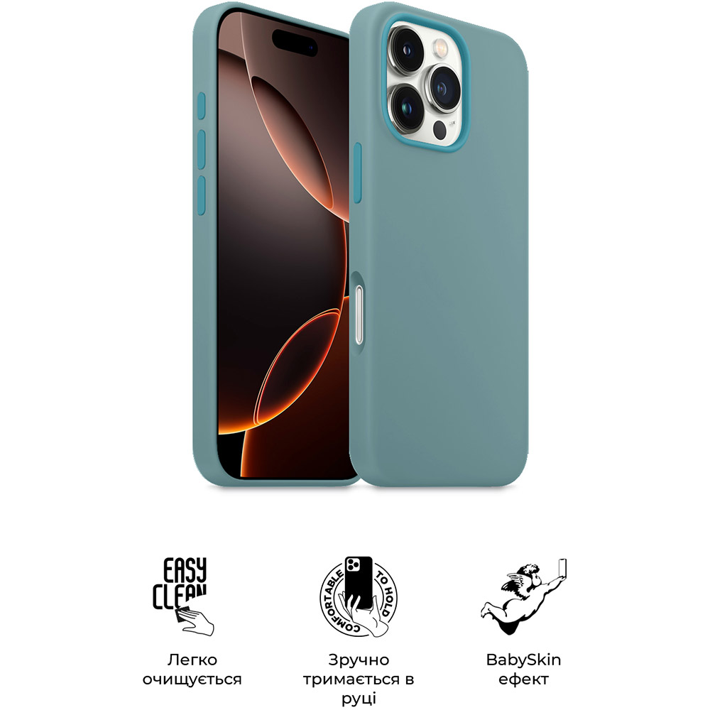 Чохол ArmorStandart ICON2 Case для Apple iPhone 16 Pro Blue Fog (ARM79639) Тип чохол-накладка