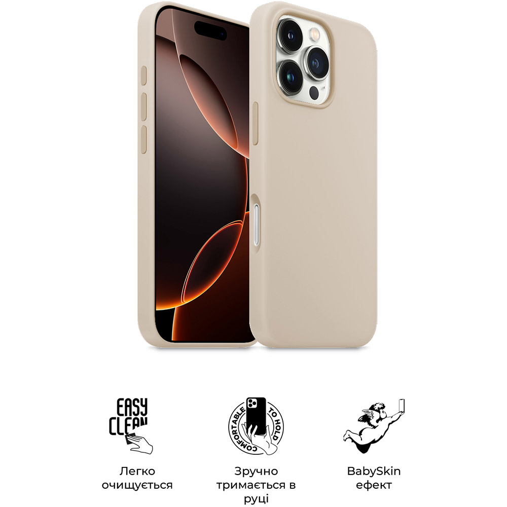 Чохол ArmorStandart ICON2 Case для Apple iPhone 16 Pro Ivory (ARM79635) Тип чохол-накладка