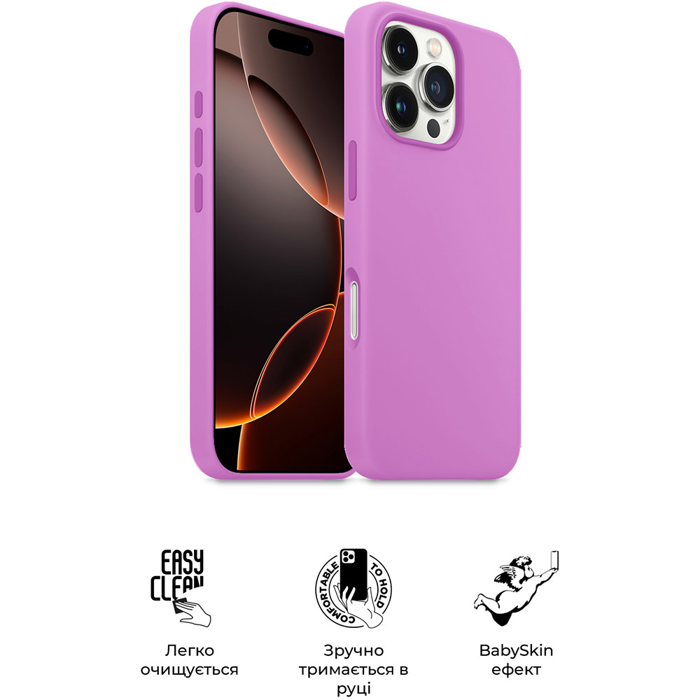 Чехол ArmorStandart ICON2 Case для Apple iPhone 16 Pro Light Purple (ARM79637) Тип чехол-накладка