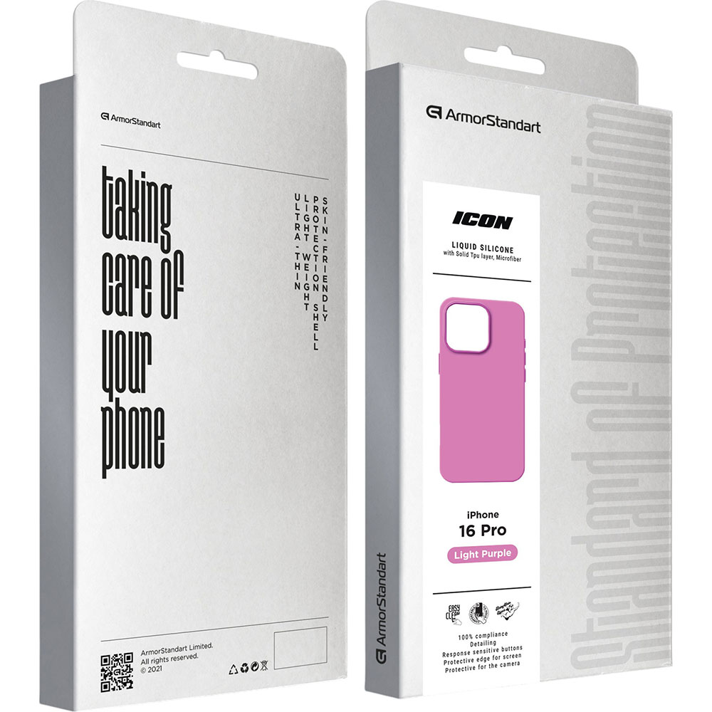 Покупка Чехол ArmorStandart ICON2 Case для Apple iPhone 16 Pro Light Purple (ARM79637)