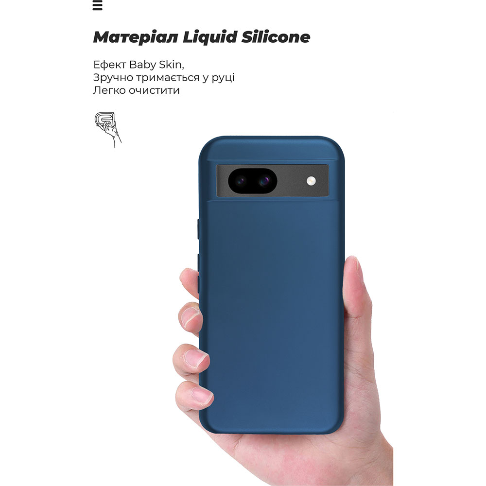 Чохол ArmorStandart ICON для Google Pixel 8a Blue (ARM77807) Матеріал полікарбонат