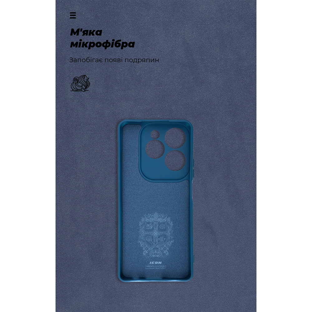 Чехол ArmorStandart ICON для Infinix Hot 40 Camera cover Dark Blue (ARM79056) Цвет синий