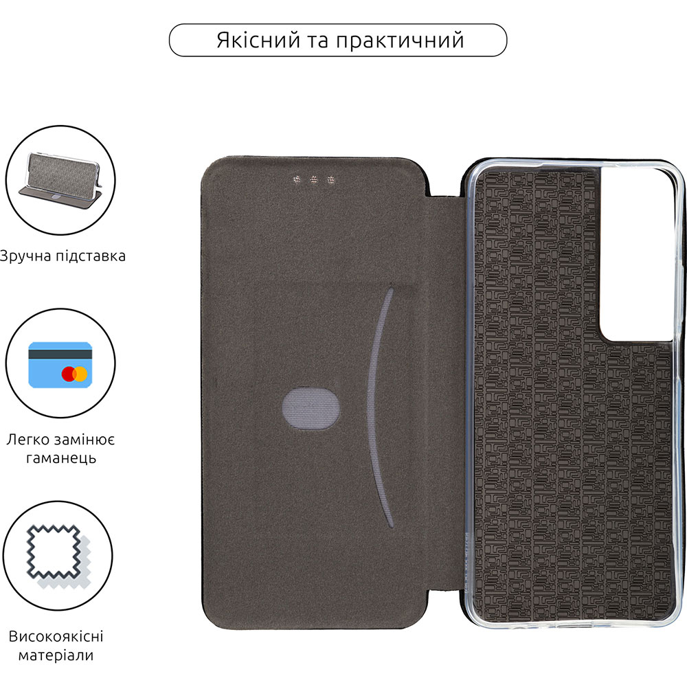 Чехол-книжка ArmorStandart G-Case для Realme C65 4G Black (ARM77876) Тип чехол-книжка