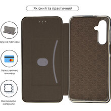 Чехол-книжка ArmorStandart G-Case для Samsung A16 4G (A165) Black (ARM80129)