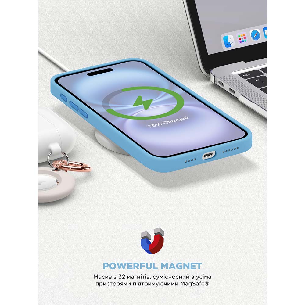 Заказать Чехол ArmorStandart ICON2 MagSafe для Apple iPhone 16 Capri Blue (ARM80183)