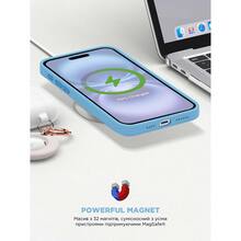 Чехол ArmorStandart ICON2 MagSafe для Apple iPhone 16 Capri Blue (ARM80183)