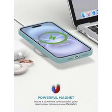 Чехол ArmorStandart ICON2 MagSafe для Apple iPhone 16 Plus Blue Fog (ARM80189)