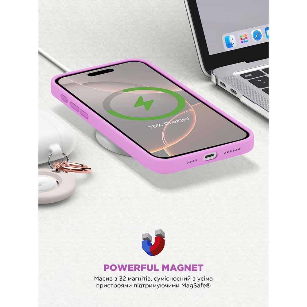 Заказать Чехол ArmorStandart ICON2 MagSafe для Apple iPhone 16 Pro Light Purple (ARM80192)