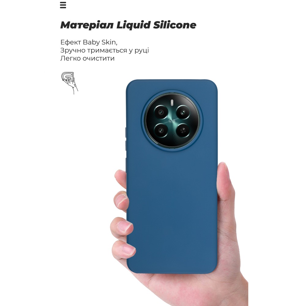 Чехол ARMORSTANDART ICON для Realme 12 4G/12+ 5G Blue (ARM74766) Цвет синий