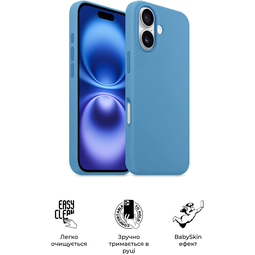 Чехол ArmorStandart ICON2 Case для Apple iPhone 16 Capri Blue (ARM79628) Тип чехол-накладка