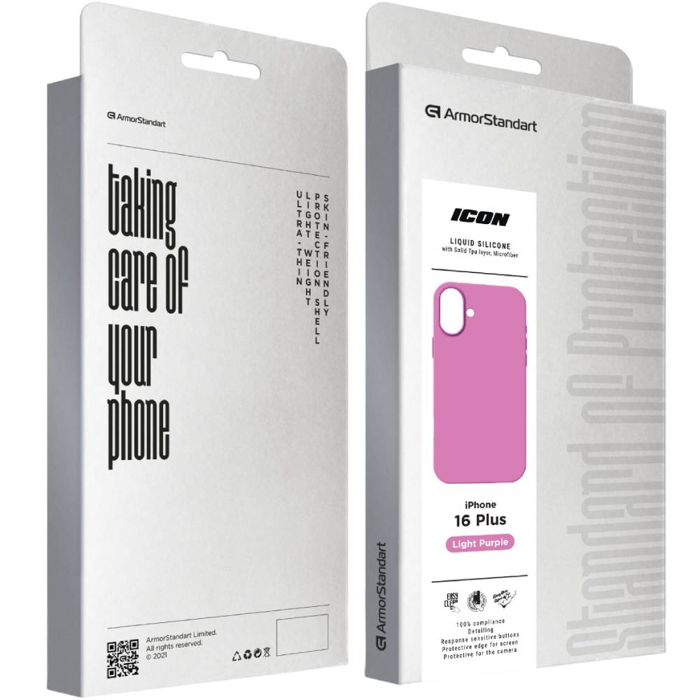 Покупка Чохол ArmorStandart ICON2 Case для Apple iPhone 16 Plus Light Purple (ARM79632)