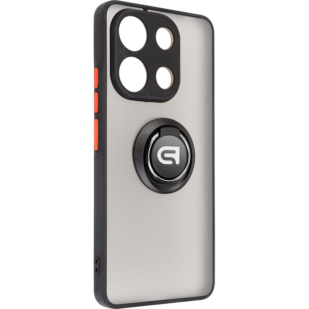 Чехол ArmorStandart Frosted Matte Ring для Xiaomi Redmi Note 13 4G Black (ARM75441)