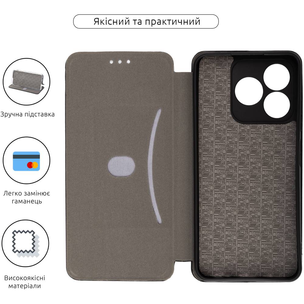 Чехол ArmorStandart G-Case для ZTE Nubia V60 Black (ARM79003) Тип чехол-книжка