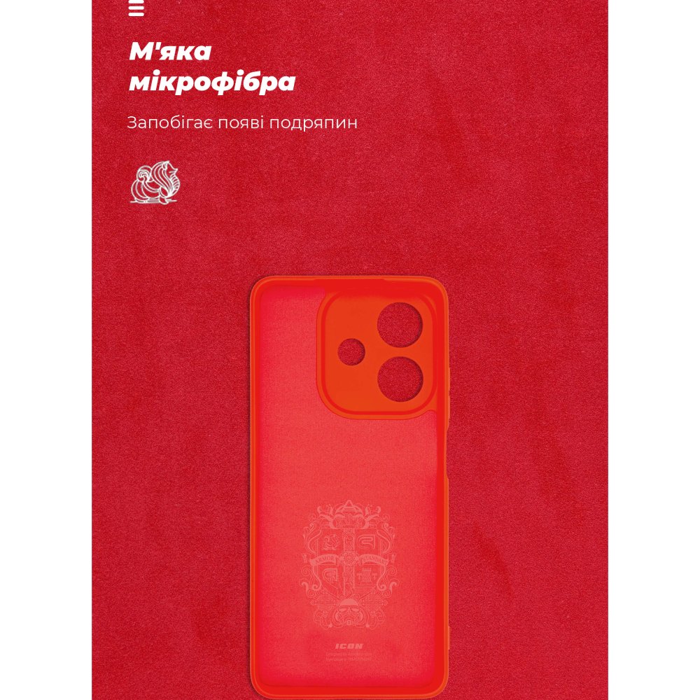 Чохол ARMORSTANDART ICON для OPPO A3 4G/A3x 4G/A40m 4G Camera cover Red (ARM80885) Тип чохол-накладка