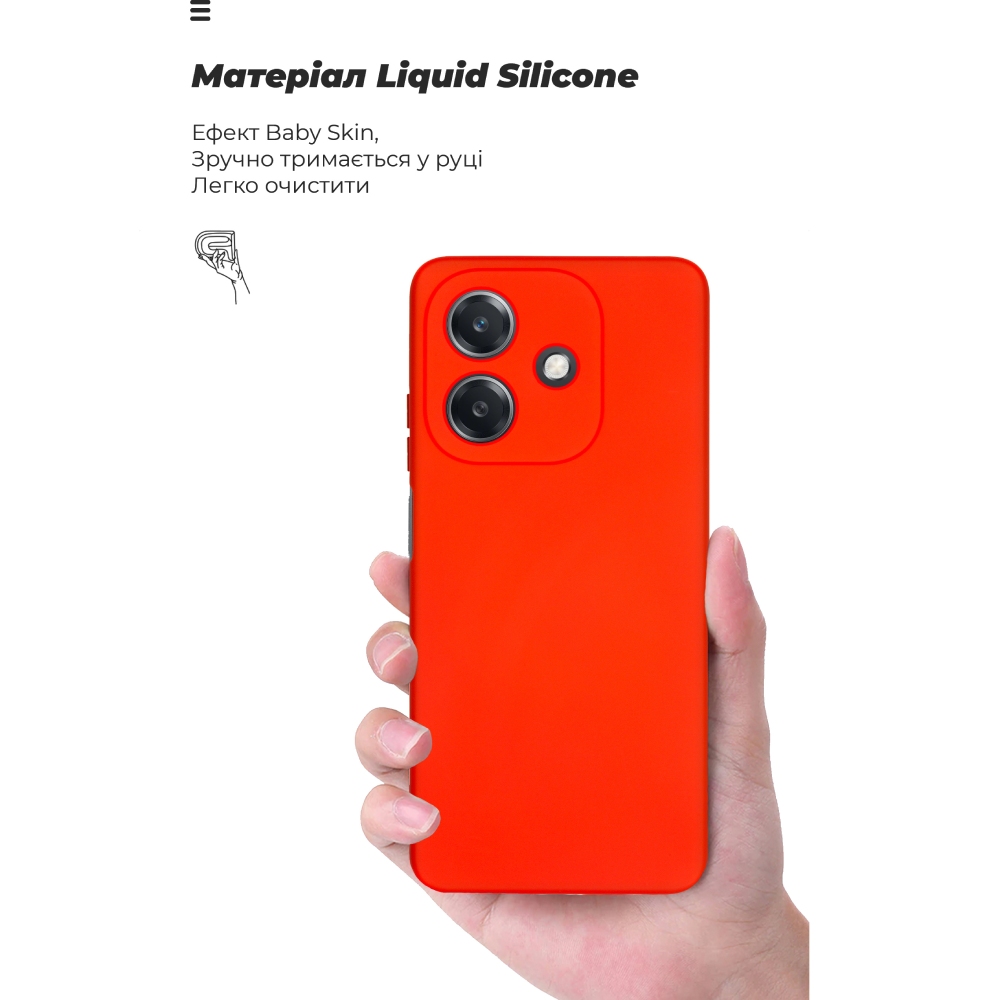 Чохол ARMORSTANDART ICON для OPPO A3 4G/A3x 4G/A40m 4G Camera cover Red (ARM80885) Сумісність за моделлю OPPO A3X