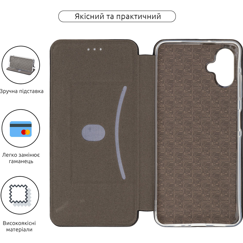 Чохол-книжка ArmorStandart G-Case Samsung A06 (A065) Black (ARM80127) Тип чохол-книжка