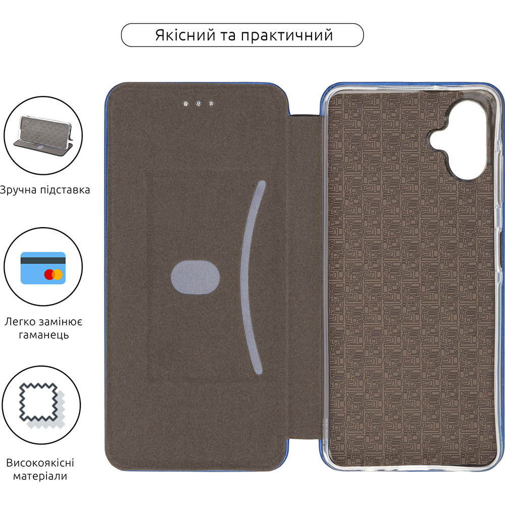 Чехол-книжка ArmorStandart G-Case для Samsung A06 (A065) Blue (ARM80126) Тип чехол-книжка