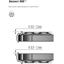 Чехол Armorstandart ICON для Infinix Hot 50 4G Camera cover Blue (ARM80977)