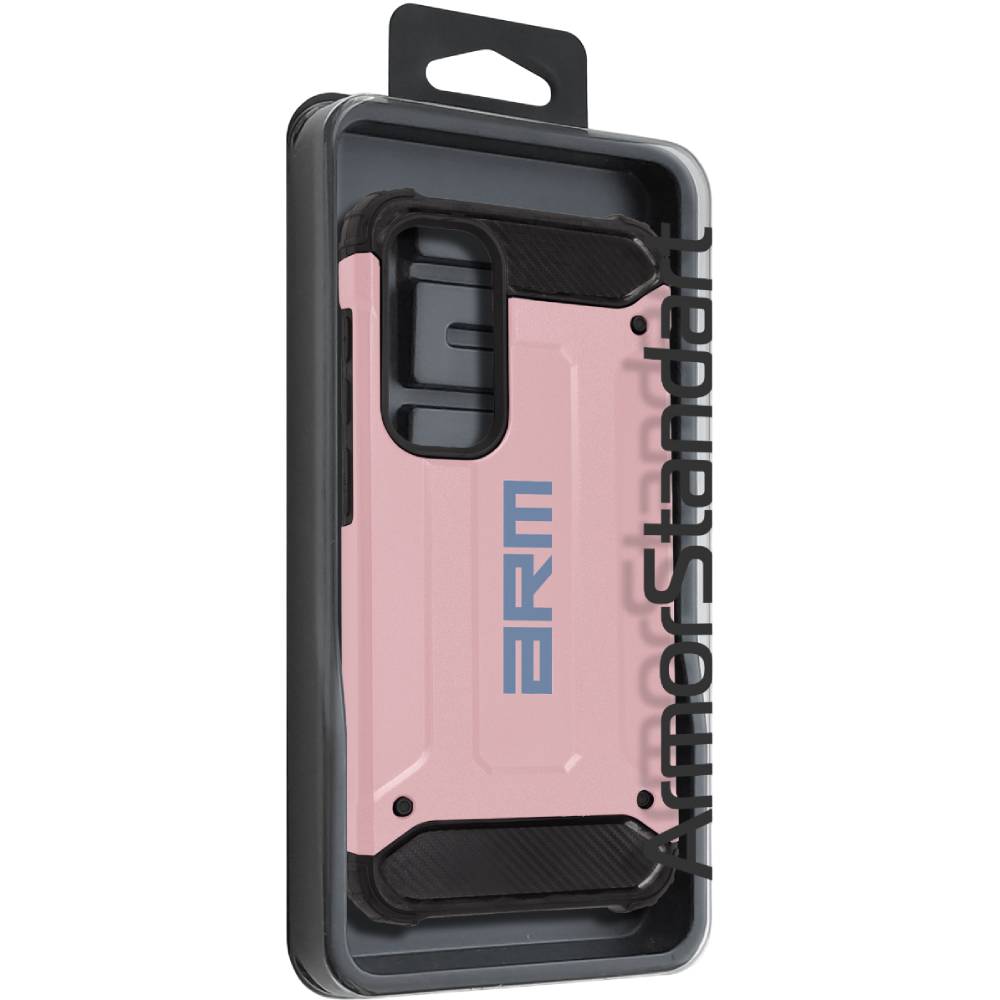 Чехол ARMORSTANDART Panzer для Samsung S24 FE Pink (ARM76923) Материал полиуретан