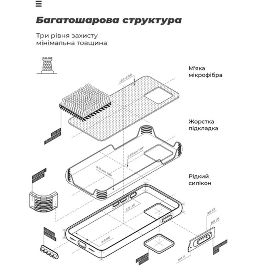 Чехол ArmorStandart ICON для Infinix Hot 50i / Smart 9 Red (ARM80982) Цвет красный