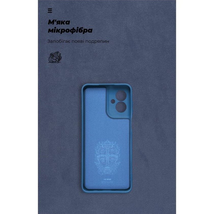 Чехол ArmorStandart ICON для Motorola G55 5G Blue (ARM81208) Цвет синий