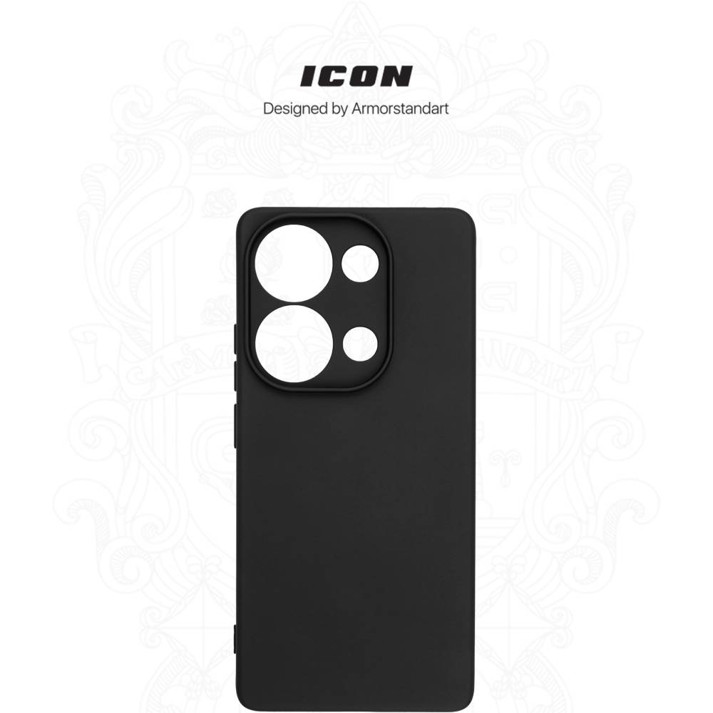 Чохол ArmorStandart ICON для Xiaomi Redmi Note 13 4G Camera Cover Black (ARM82788) Матеріал поліуретан