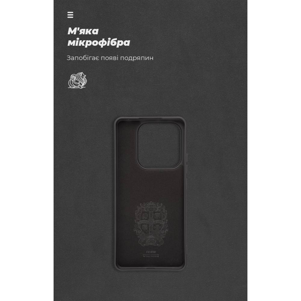 Чехол ArmorStandart ICON для Xiaomi Redmi Note 14 5G Black (ARM82258) Тип чехол-накладка