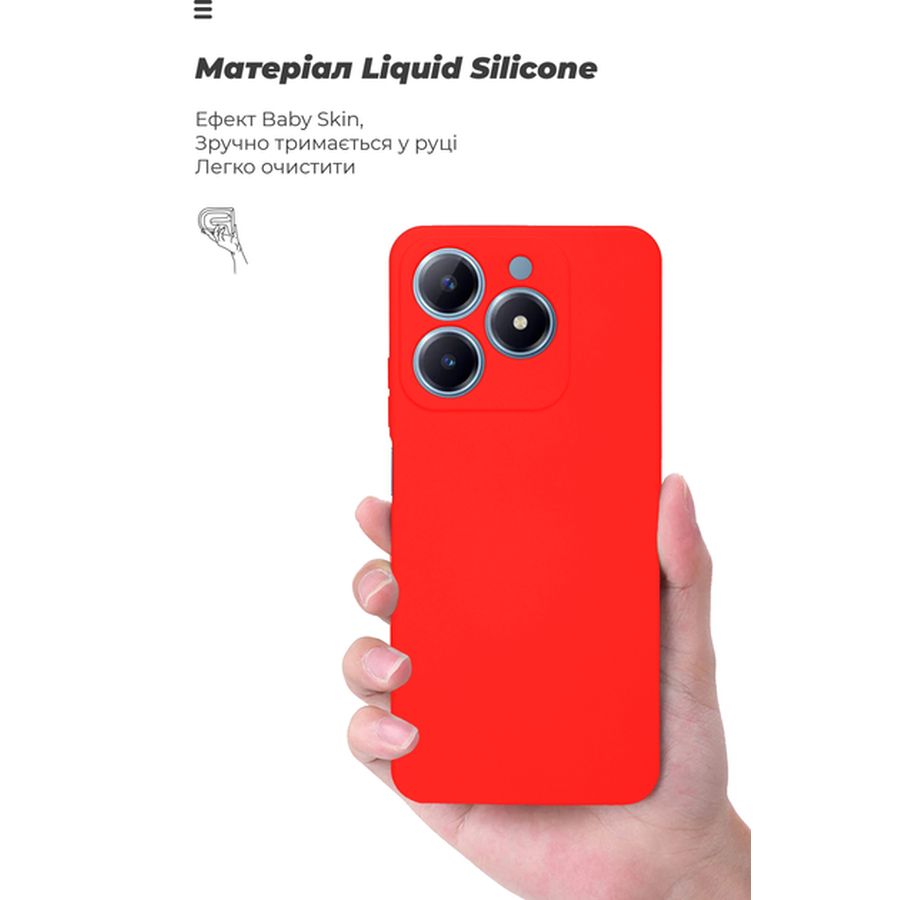 Фото Чехол ArmorStandart Icon для Realme C63 4G/C61 4G Red (ARM78461)