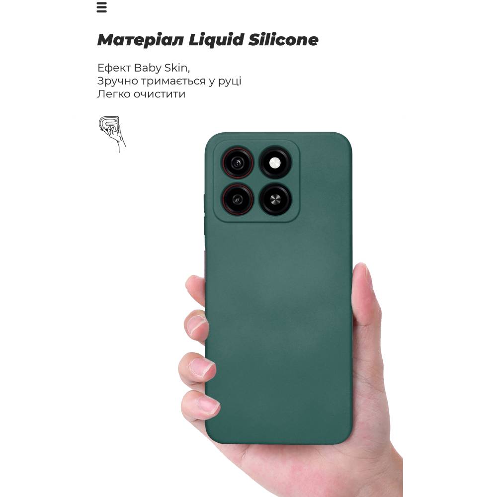 Чохол ArmorStandart ICON для ZTE Blade A35 4G / A55 4G Camera Cover Green (ARM81525) Тип чохол-накладка