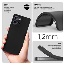 Чохол ARMORSTANDART Matte Slim Fit для Motorola Edge 50 5G Camera cover Black (ARM81707)