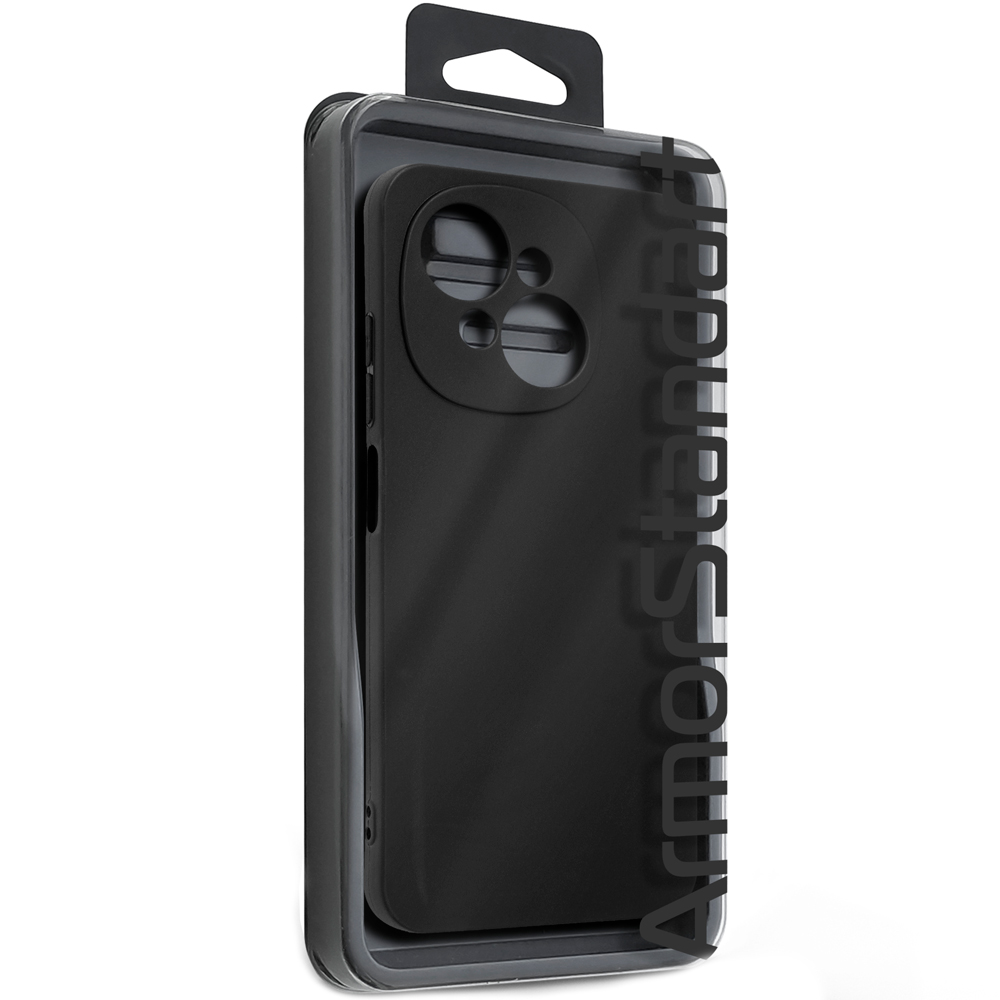 Чохол ARMORSTANDART Matte Slim Fit для Tecno Spark Go 1 (KL4) Camera cover Black (ARM81202) Матеріал поліуретан