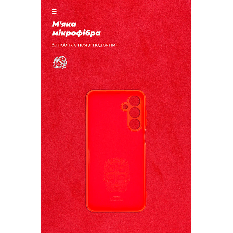 Чохол ARMORSTANDART ICON для Tecno Spark 30C 4G (kl5) Camera cover Red (ARM81205) Колір червоний