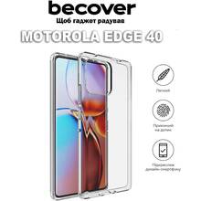 Чехол BeCover для Motorola Edge 40 Transparancy (710300)