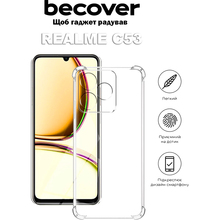 Чехол BECOVER Anti-Shock для Realme C53 Clear (710354)