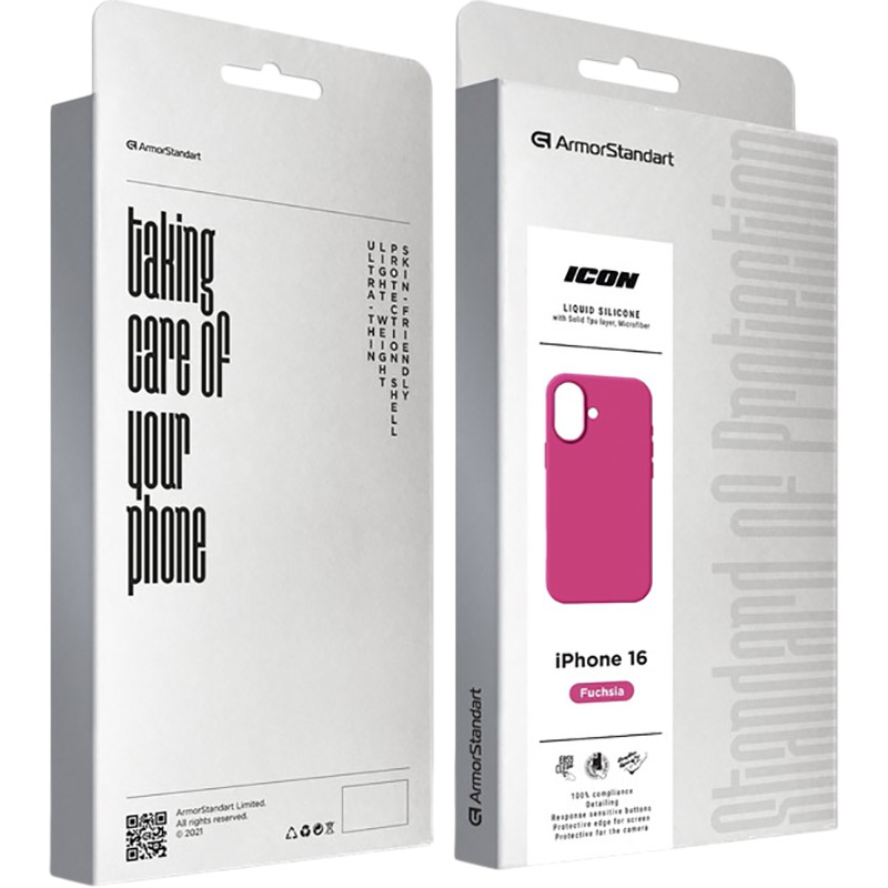 Изображение Чехол ArmorStandart ICON2 MagSafe для Apple iPhone 16 Fuchsia (ARM81314)