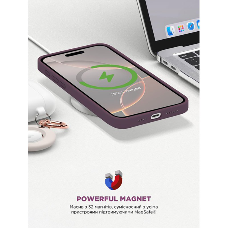 Покупка Чехол ArmorStandart ICON2 MagSafe для Apple iPhone 16 Pro Max Plum (ARM81322)