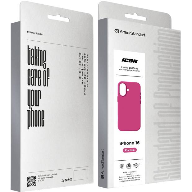 Покупка Чохол ARMORSTANDART ICON2 Case для Apple iPhone 16 Fuchsia (ARM81299)