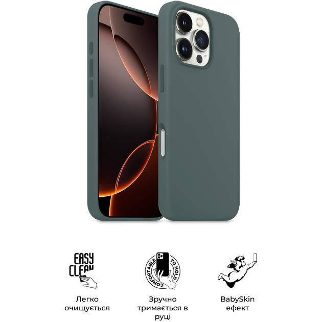 Чохол ARMORSTANDART ICON2 Case для Apple iPhone 16 Pro Lake Green (ARM81303) Тип чохол-накладка