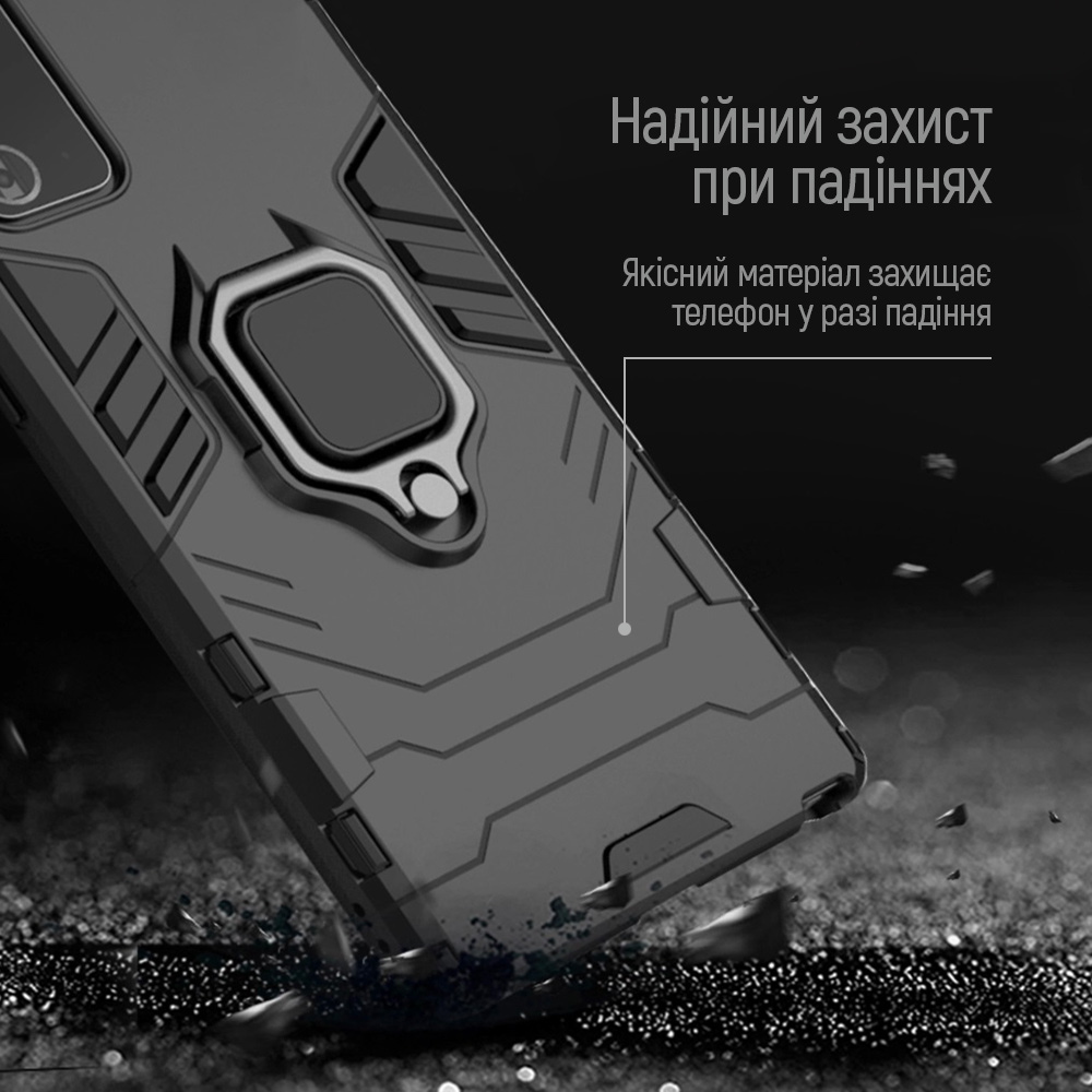 Чехол COLORWAY AntiShock Magnet Ring для Samsung Galaxy S25 Ultra, Black (CW-CAMRSG938-BK) Совместимость по модели Samsung Galaxy S25 Ultra